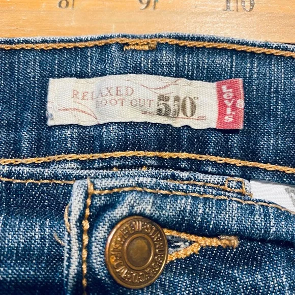 Vintage Levis Relaxed Bootcut 550 Womens Jeans Size 12L - Picture 6 of 8
